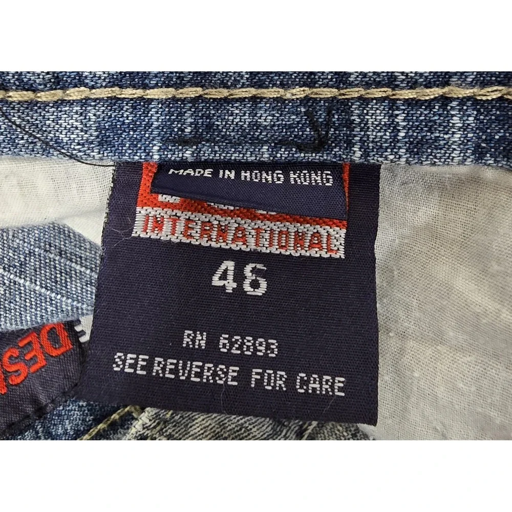 Tuff Designs Womens Capri Jeans‎ Sz 46 Drawstring Cuff - Picture 7 of 9